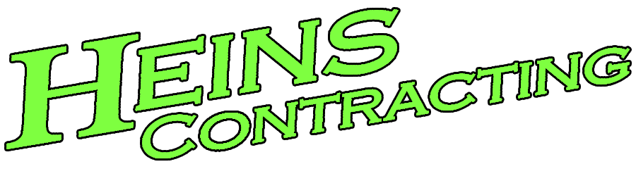 The logo for Heins Contracting.